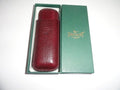 Pheasant Burgandy Leather  Case
