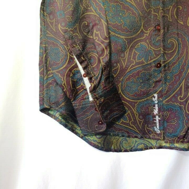 Robert Graham - Colorful Long Sleeve - Men's Medium Button Down Classic Fit