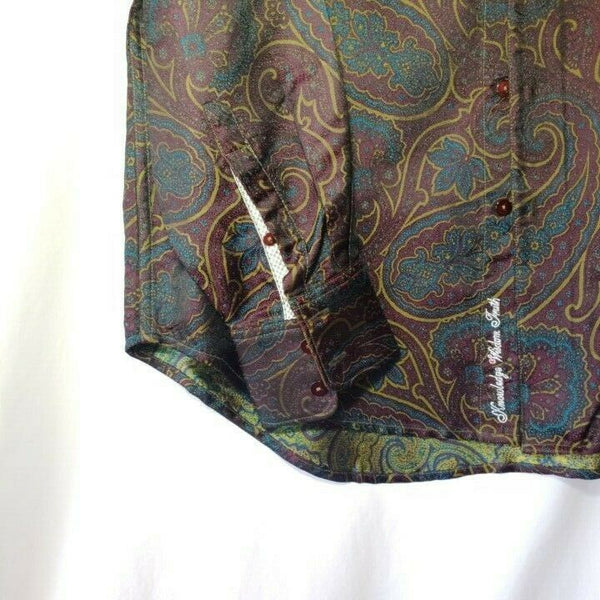 Robert Graham - Colorful Long Sleeve - Men's Medium Button Down Classic Fit
