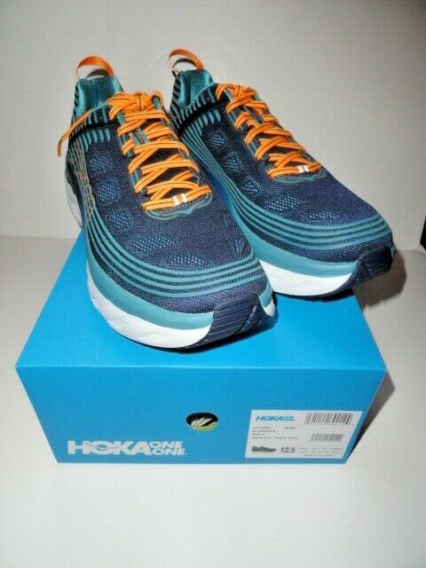 Hoka One One Bondi 6 Black Iris / Storm Blue Tennis Running Men's Athletic