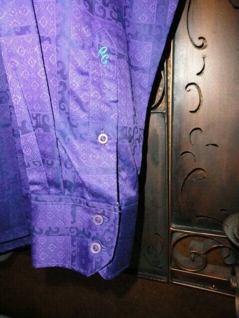 Robert Graham Purple Long Sleeve Shirt - Size Medium - New