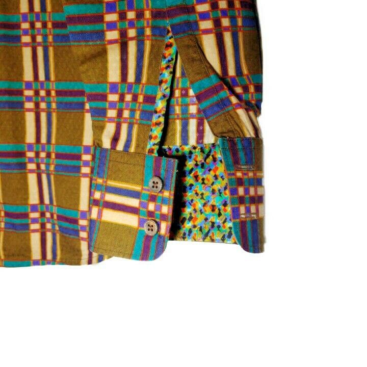 Robert Graham - Colorful Long Sleeve - Men's Medium Button Down Classic Fit