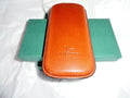R. D. Gomez Tan Leather Glasses Case