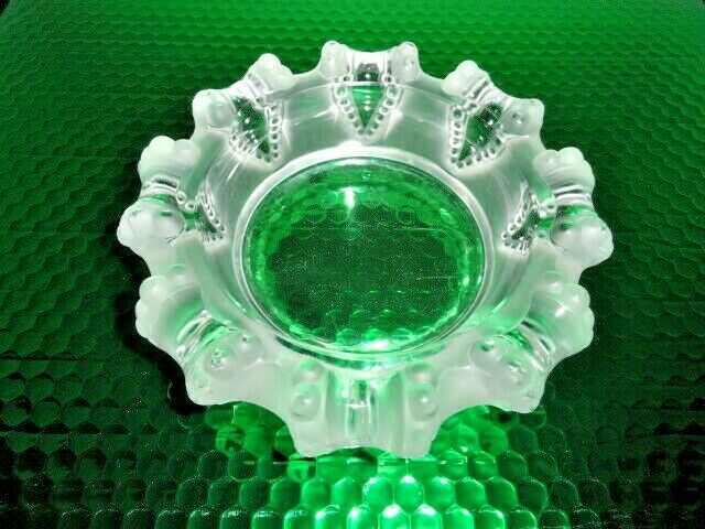 Lalique Cannes crystal ashtray