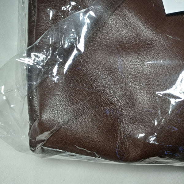 Decimal | Men's Brown Leather Jacket | Size: Large | Style:U60-L | NEW