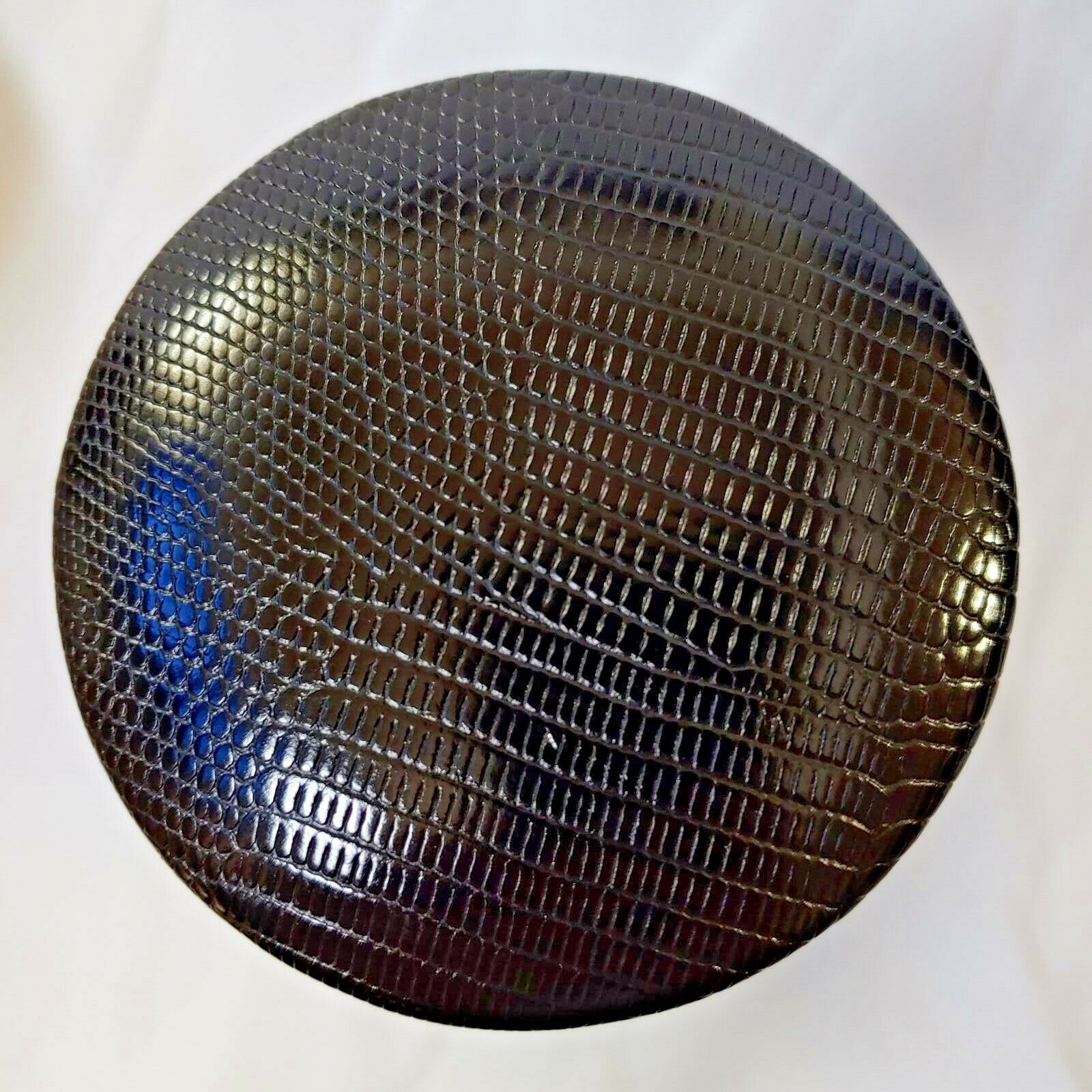 ATOLL Traveldor in Black Lizard Leather