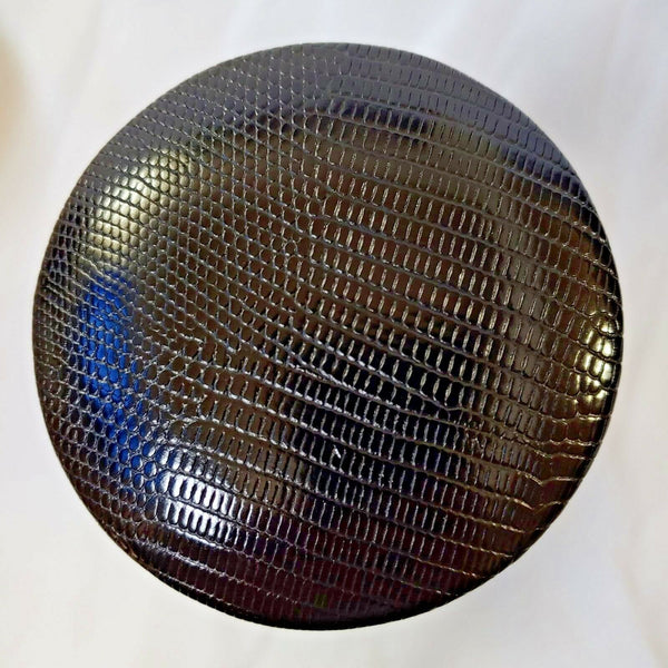 ATOLL Traveldor in Black Lizard Leather