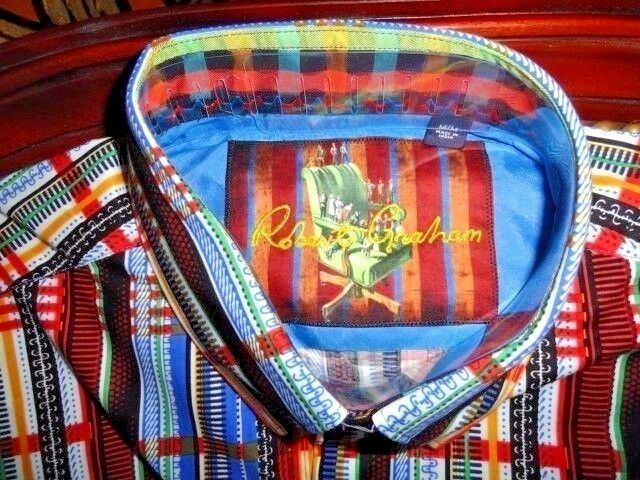 Robert Graham Designer Multicolored Shirt
