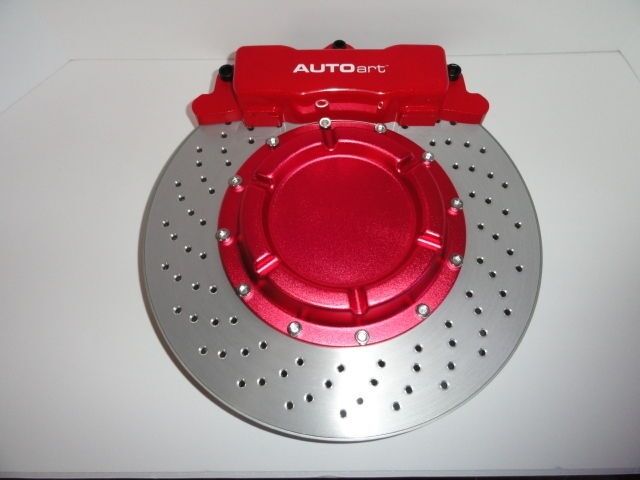 Auto Art Brake Disc Anodized Red Ashtray