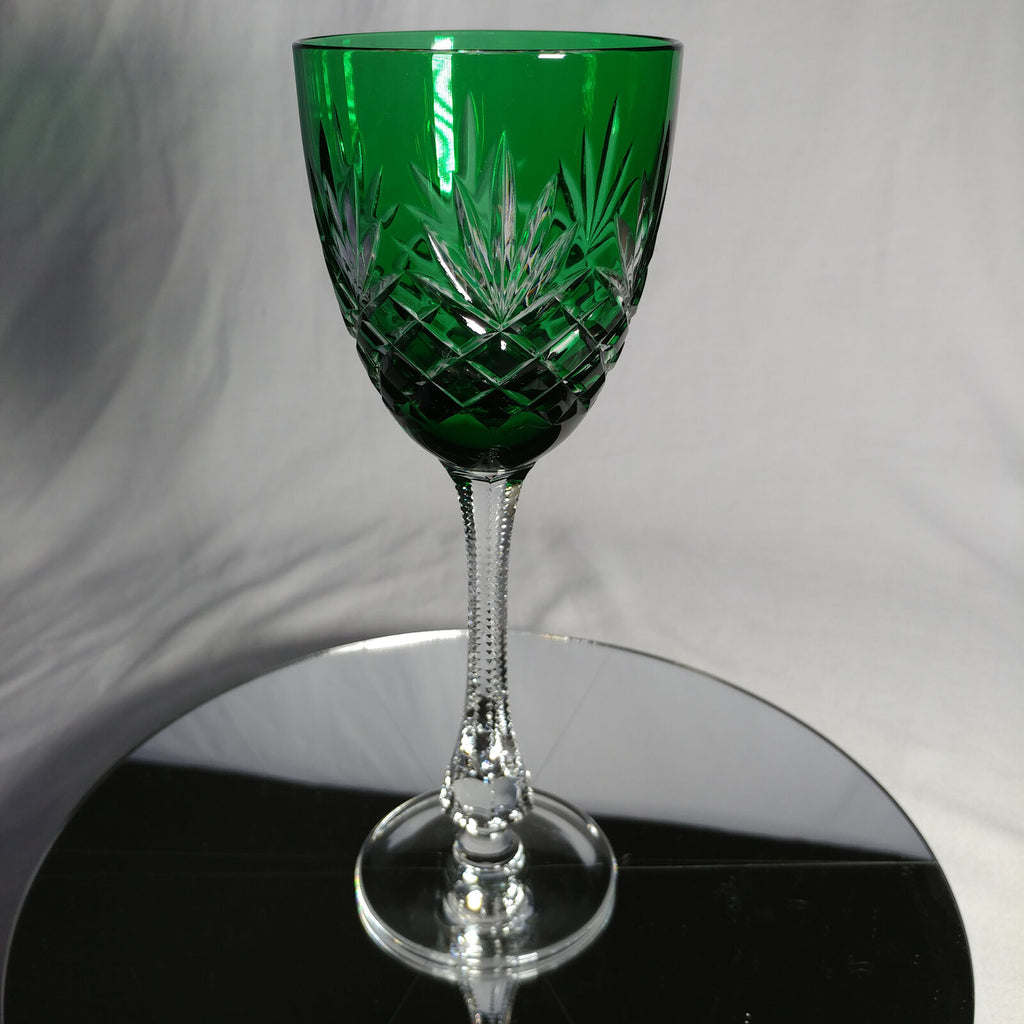 Faberge Emerald Green Odessa Crystal Glass