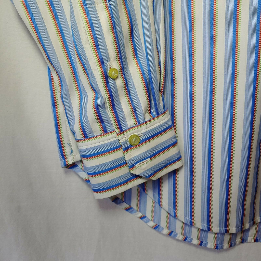 Robert Graham - Colorful Long Sleeve - Men's Medium Button Down Classic Fit