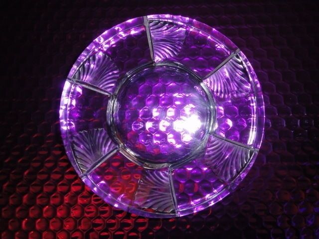 Lalique French Clear and Frosted Crystal Art Deco Ashtray