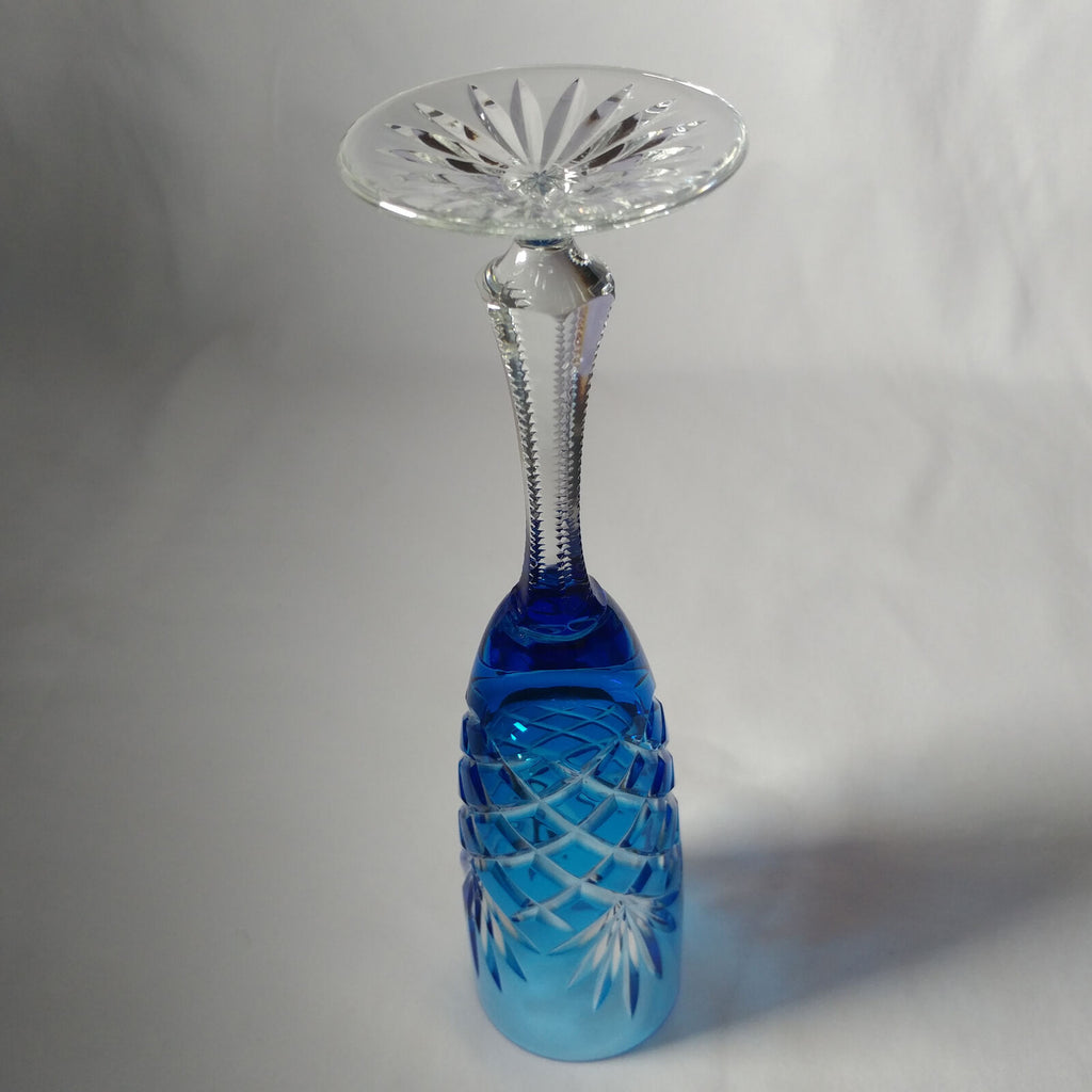 FABERGÉ ODESSA SKY BLUE CRYSTAL FLUTE | SINGLE