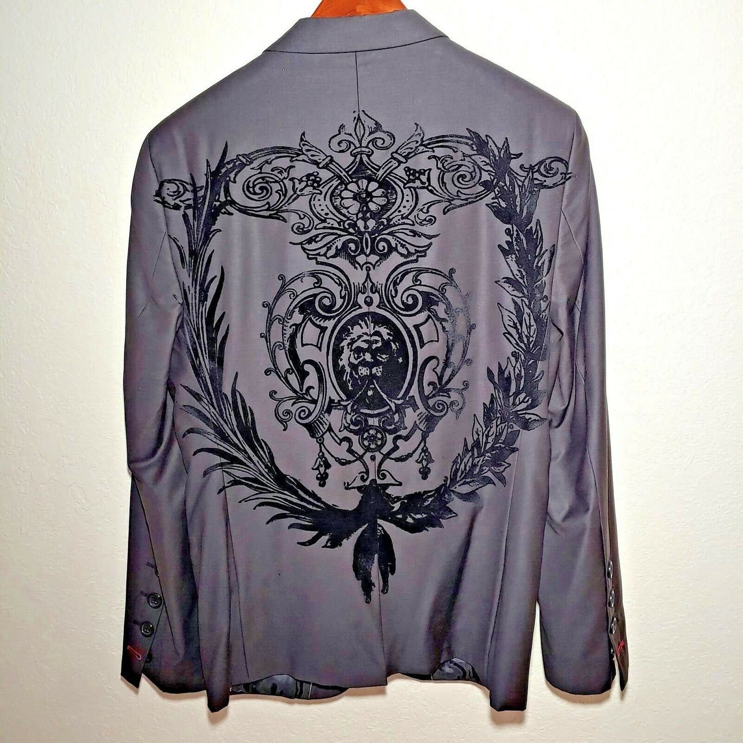 Saks Fifth | Giorgio Armani | Black Suit Jacket w/Lion Design On The Back