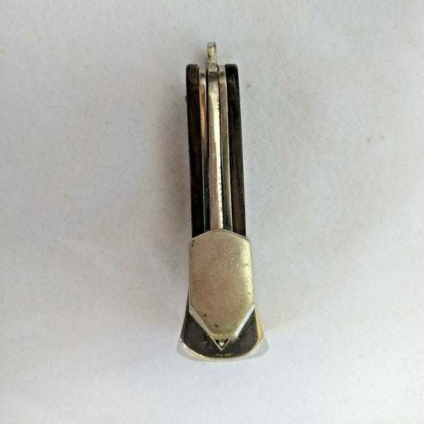 Mini Vintage Cigar Cutter with wood Handle