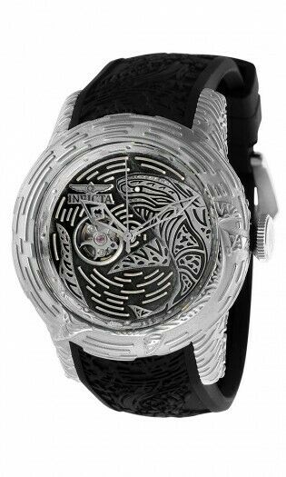 INVICTA S1 RALLY MENS AUTOMATIC 50.5MM STAINLESS STEEL CASE BLACK DIAL