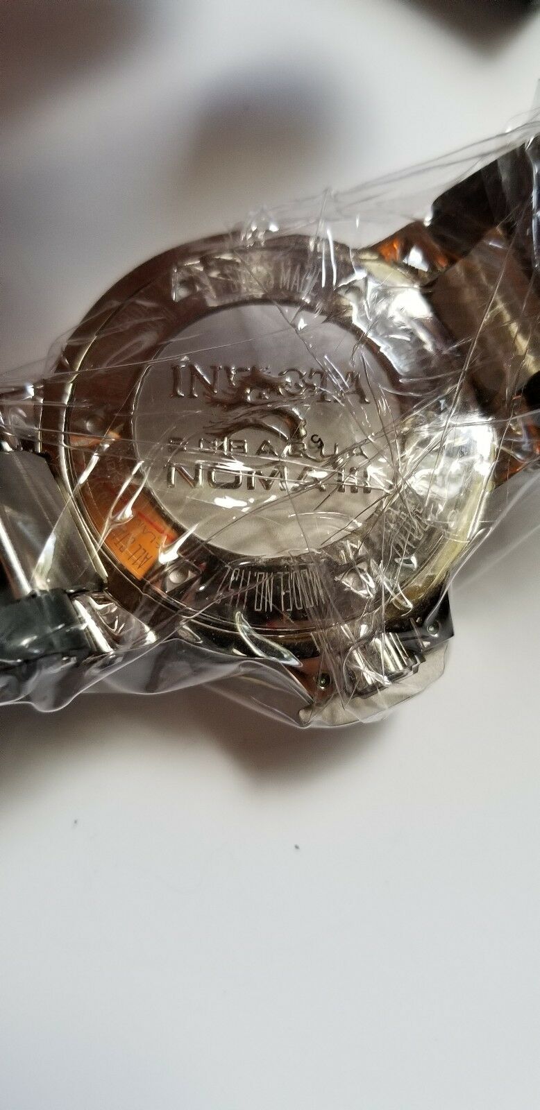 Invicta 1152 Subaqua Noma III GMT Black Sunray Dial Black Polyurethane Band