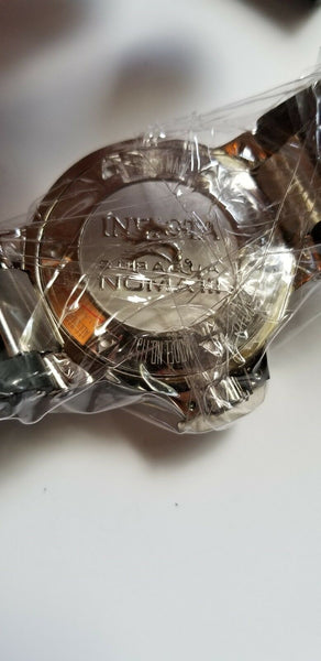 Invicta 1152 Subaqua Noma III GMT Black Sunray Dial Black Polyurethane Band