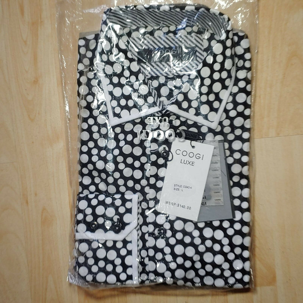 Coogi Luxe | Black & White | Men's Large | Style: CG42-4