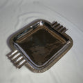 Chrome over Brass  Plated Serving Tray