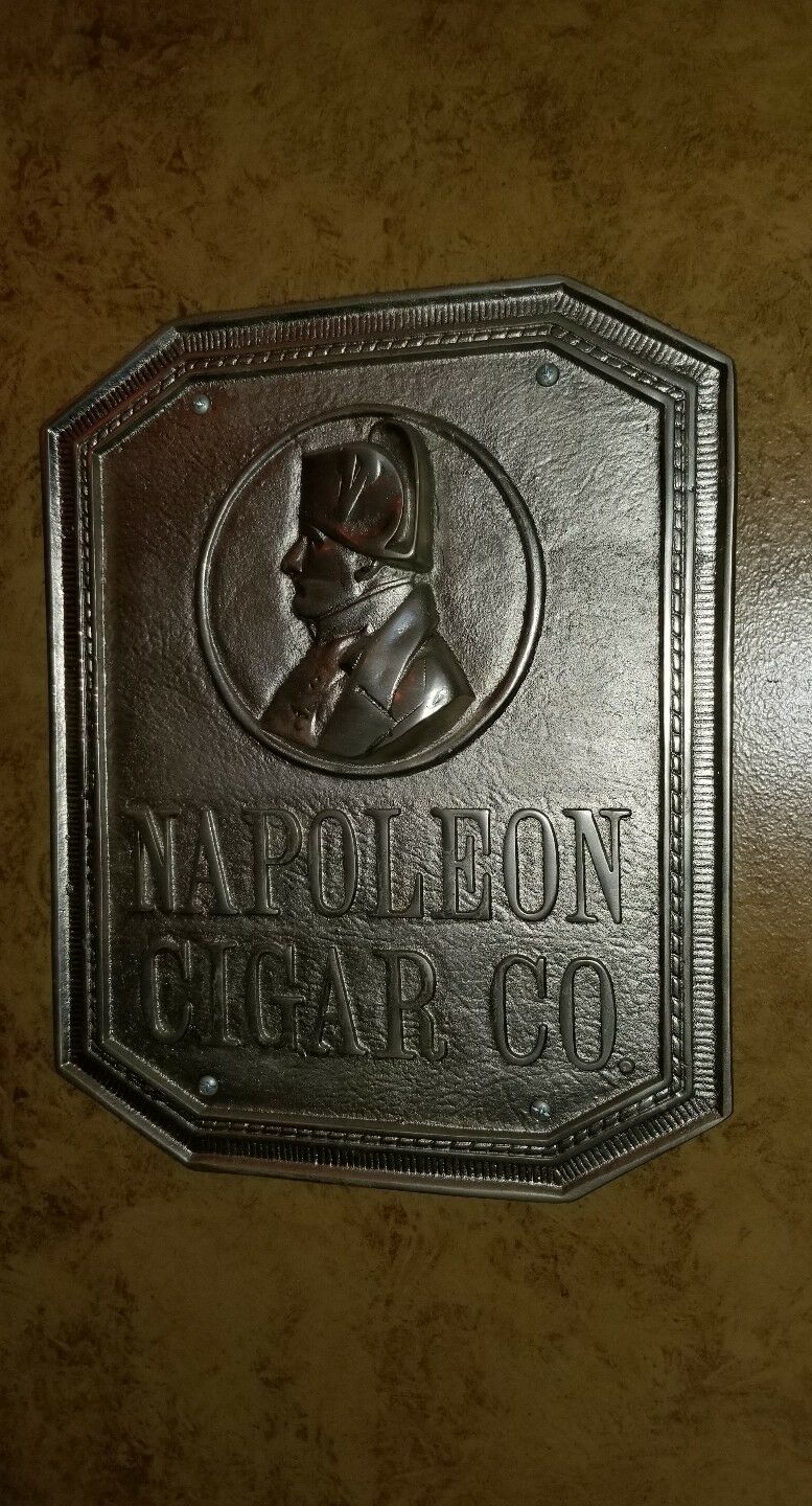 Napoleon Co. Nickel-Plated Bronze Sign