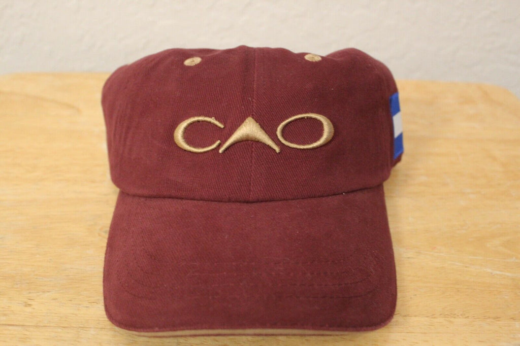 CAO Red Embroidered Baseball cap
