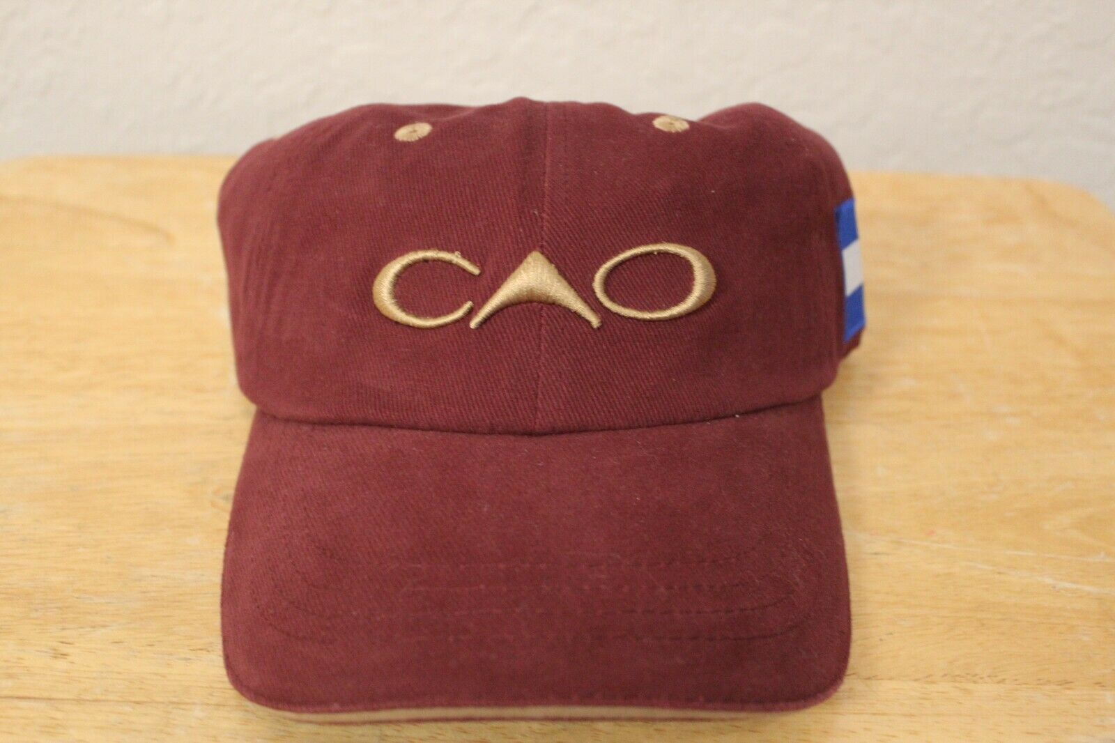 CAO Red Embroidered Baseball cap