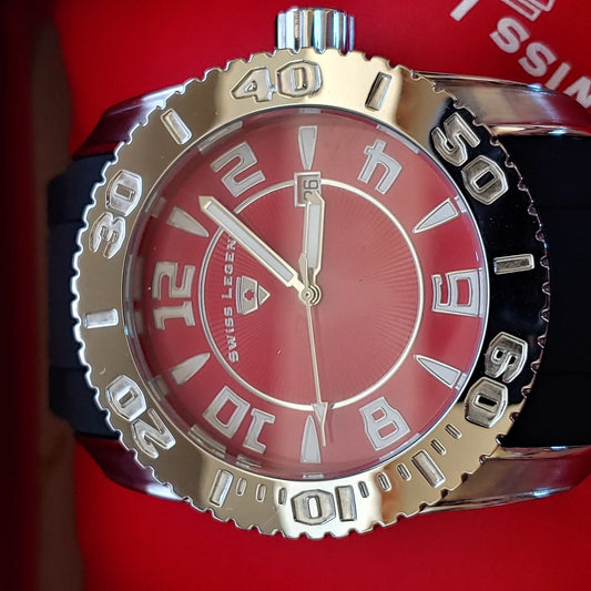 Swiss Legend | Men's 20068-05 Commander Collection Red Dial Watch