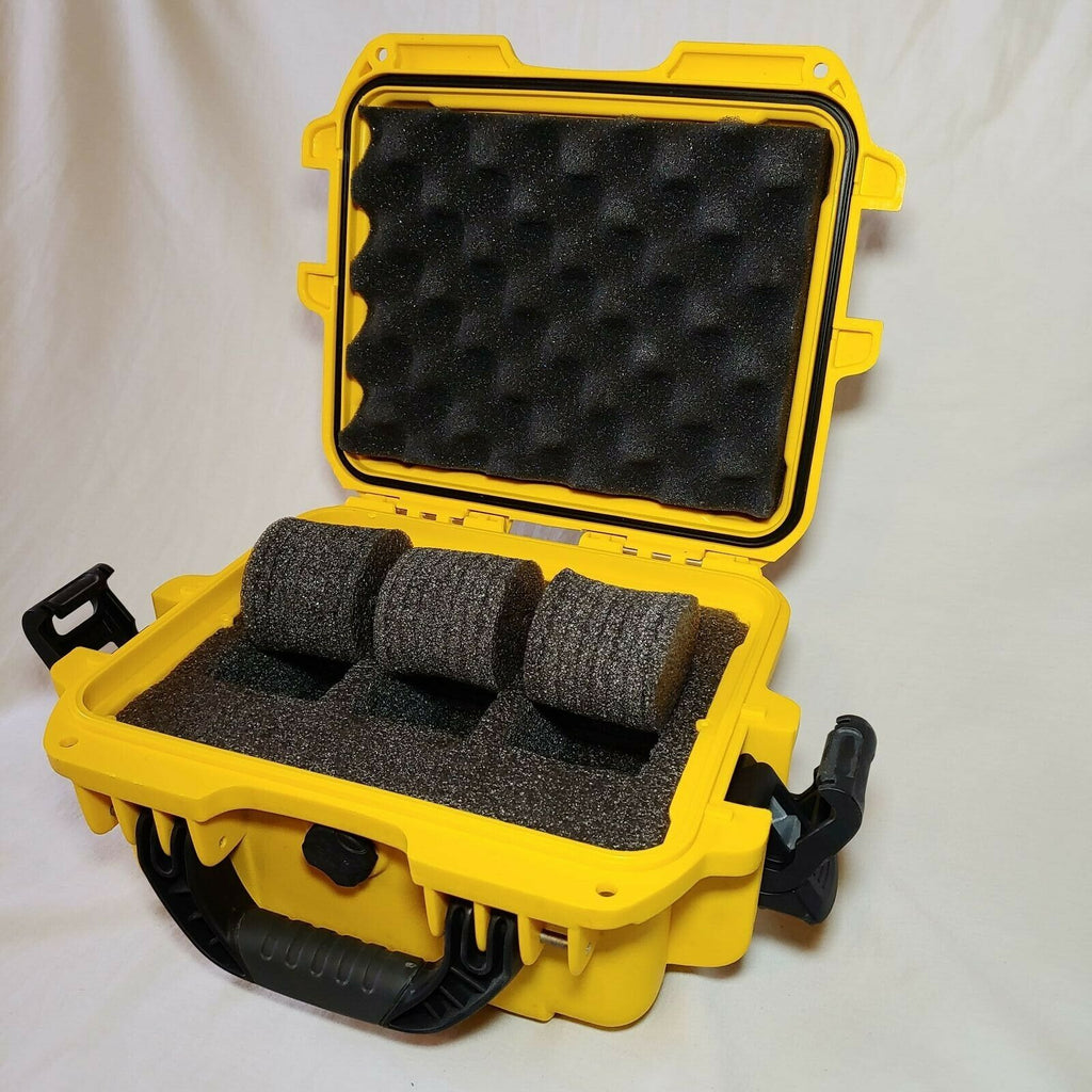 Invicta IG0097-SM1S-Y 3 Slot Yellow Plastic Watch Box Case