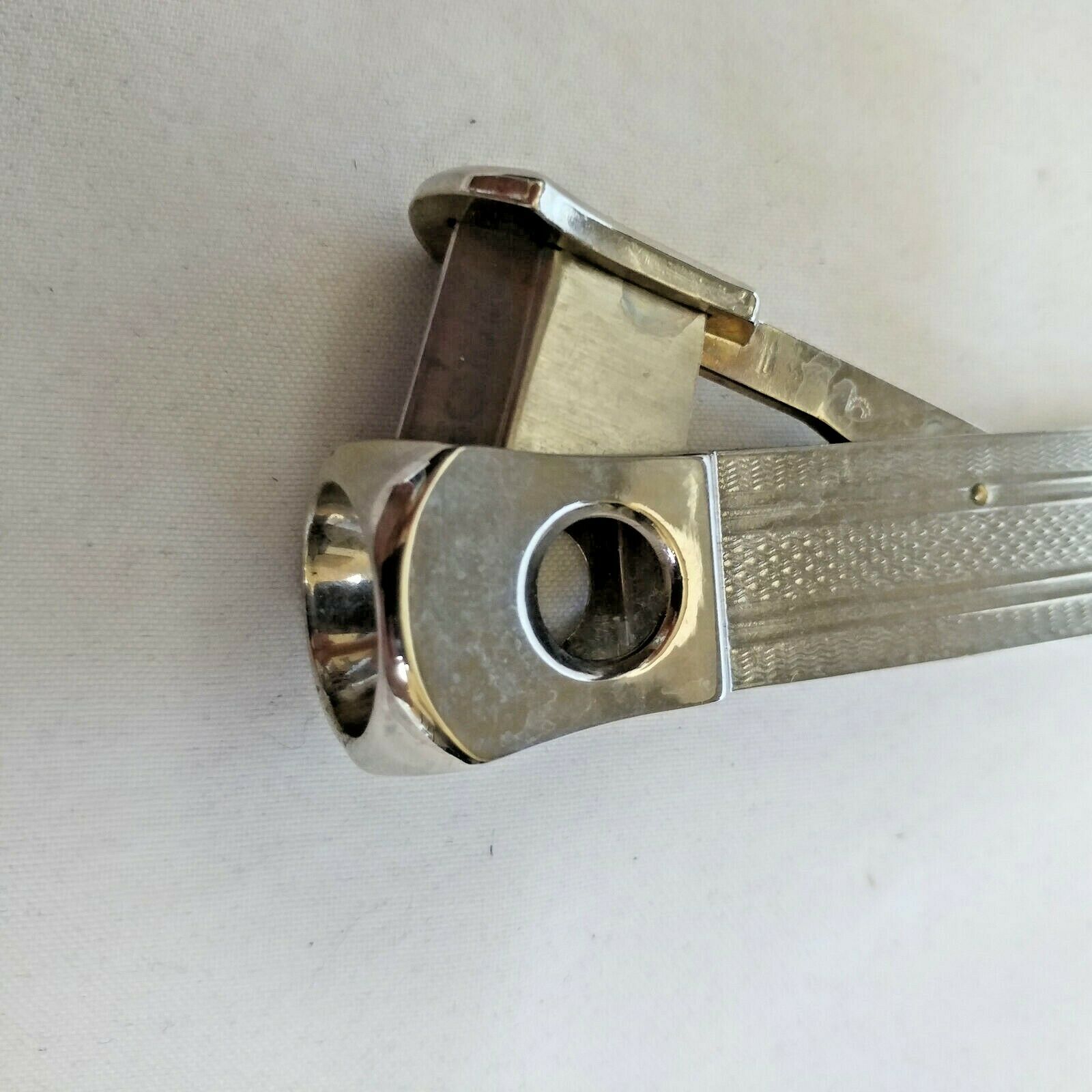 DETAILED METAL HANDLE CIGAR CUTTER DONATUS SOLINGEN GERMANY
