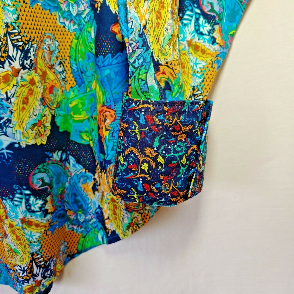 Robert Graham - Colorful Long Sleeve - Men's Medium Button Down Classic Fit
