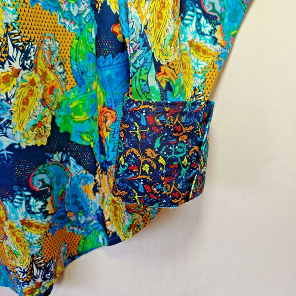 Robert Graham - Colorful Long Sleeve - Men's Medium Button Down Classic Fit