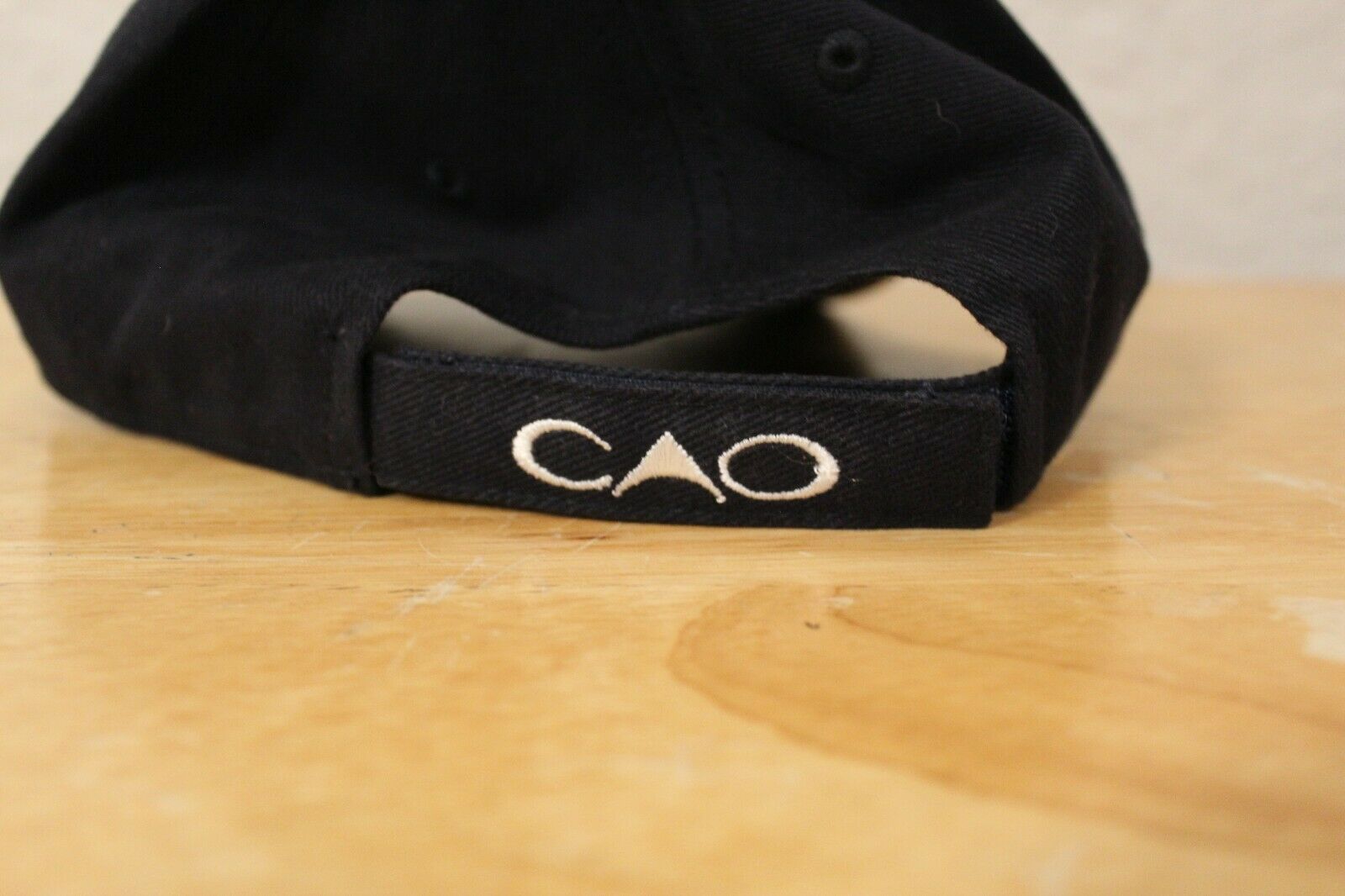 CAO Black Baseball Cap