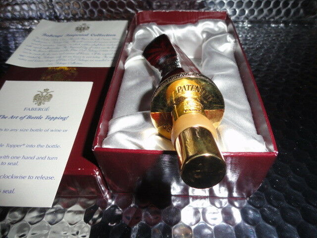 Fabergé Crystal Bottle Stopper