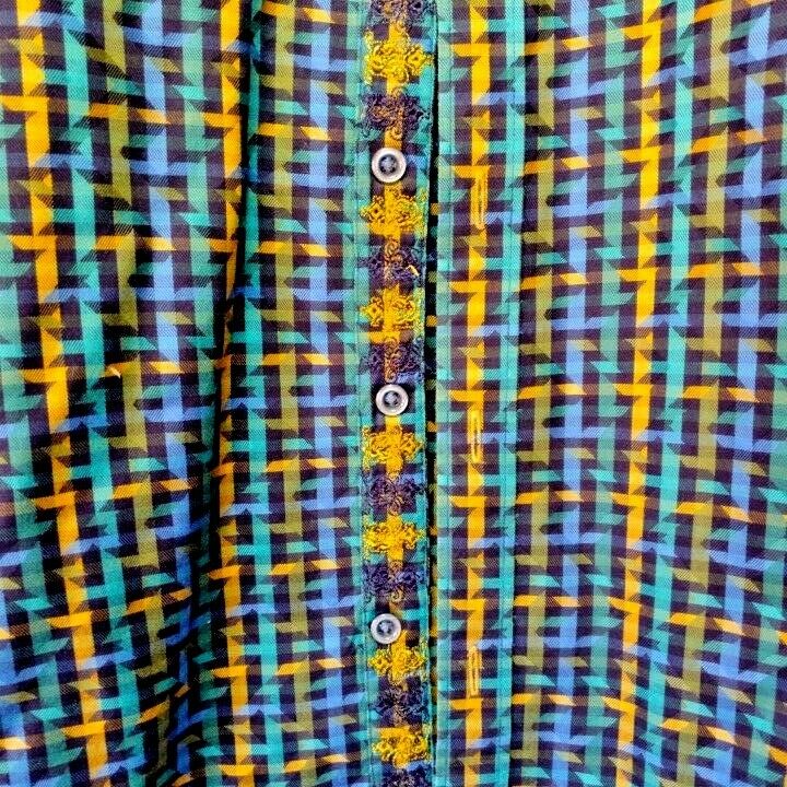 Robert Graham - Colorful Long Sleeve - Men's Medium Button Down Classic Fit