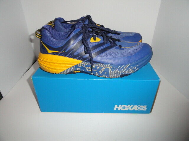 Hoka One Speedcoat 3 Blue & Gold size 13 M