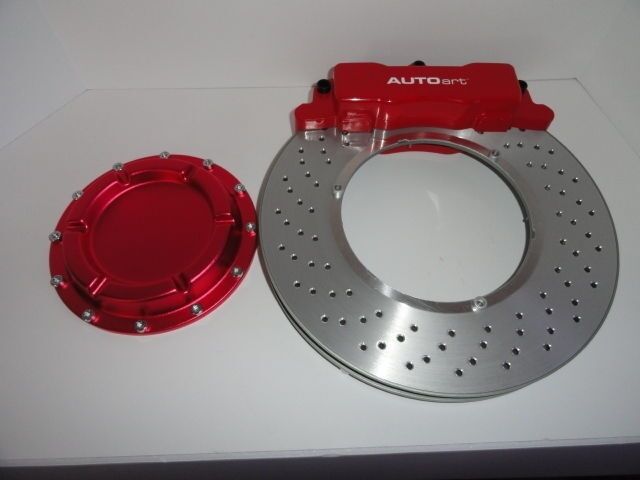 Auto Art Brake Disc Anodized Red Ashtray