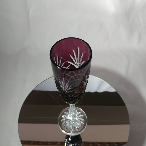FABERGÉ  ODESSA PURPLE CRYSTAL FLUTE | SINGLE