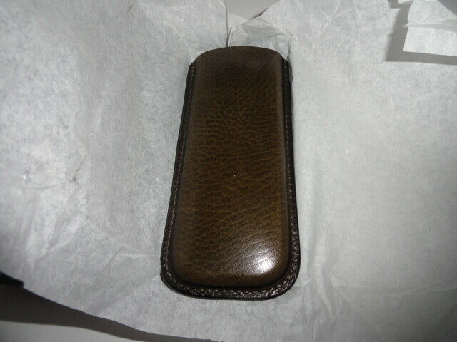 Pheasant Leather Eye Glass Case