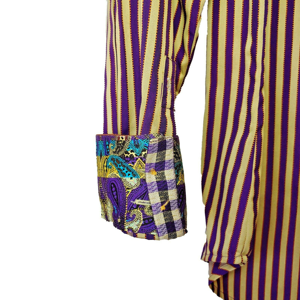 Robert Graham - Colorful Long Sleeve - Men's Medium Button Down Classic Fit