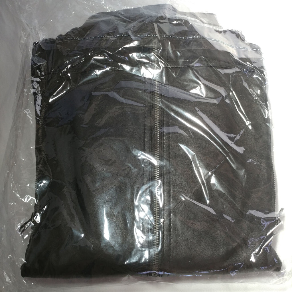 Decimal | Men's Black Leather Jacket | Size: Medium | Style: B60-L | NEW