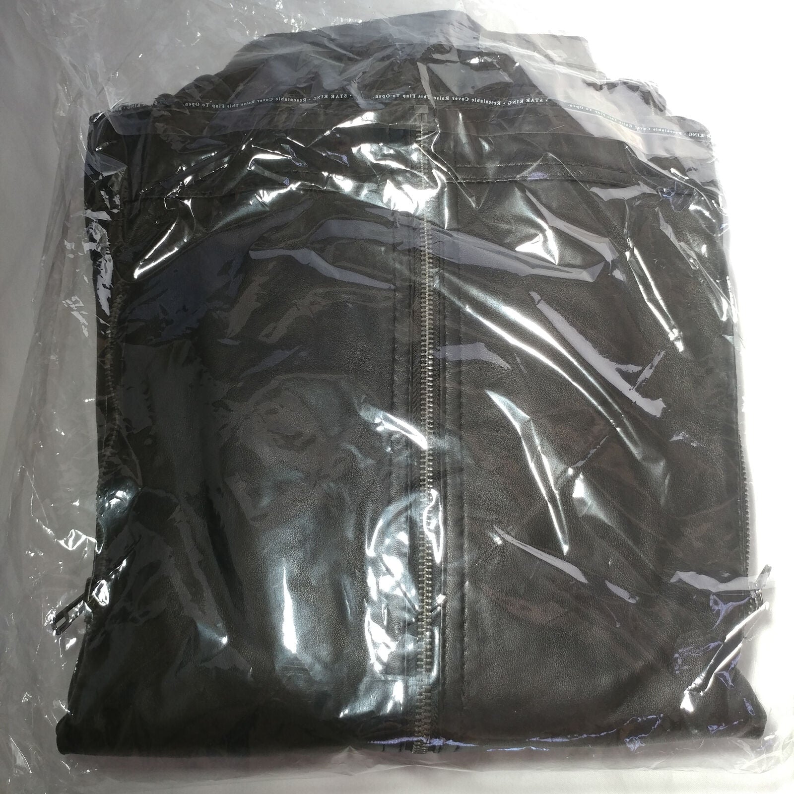 Decimal | Men's Black Leather Jacket | Size: Medium | Style: B60-L | NEW