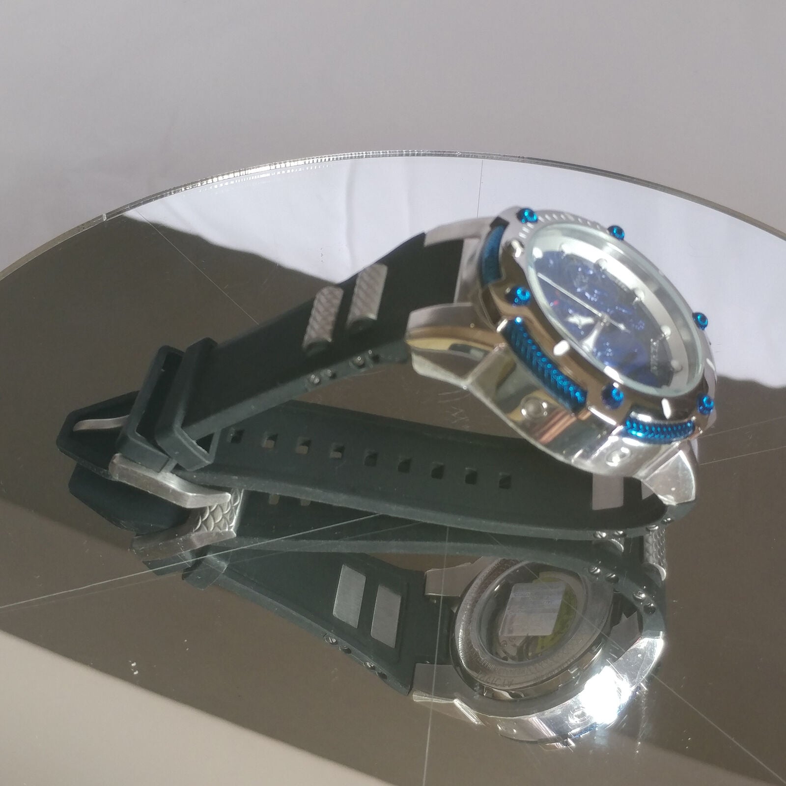 INVICTA | Speedway Stainless Steel Automatic Watch w/Black Strap | Model: 25778