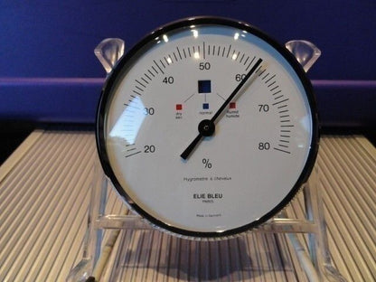 Elie Bleu Original Replacement Hygrometer 3.5 diameter Silver finish