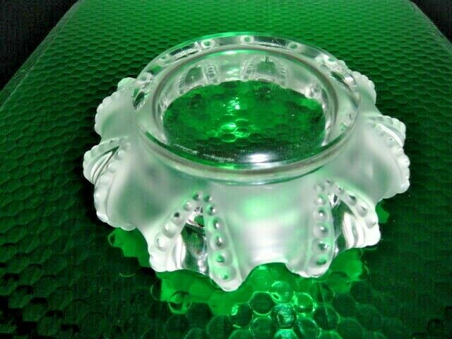 Lalique Cannes crystal ashtray