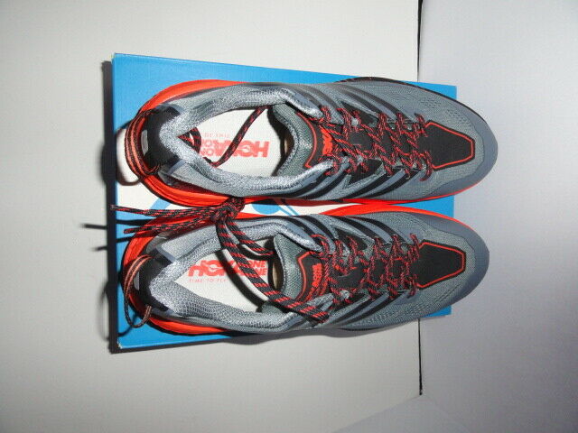 Hoka One Speedcoat 3 Gray and Orange  size 13 M