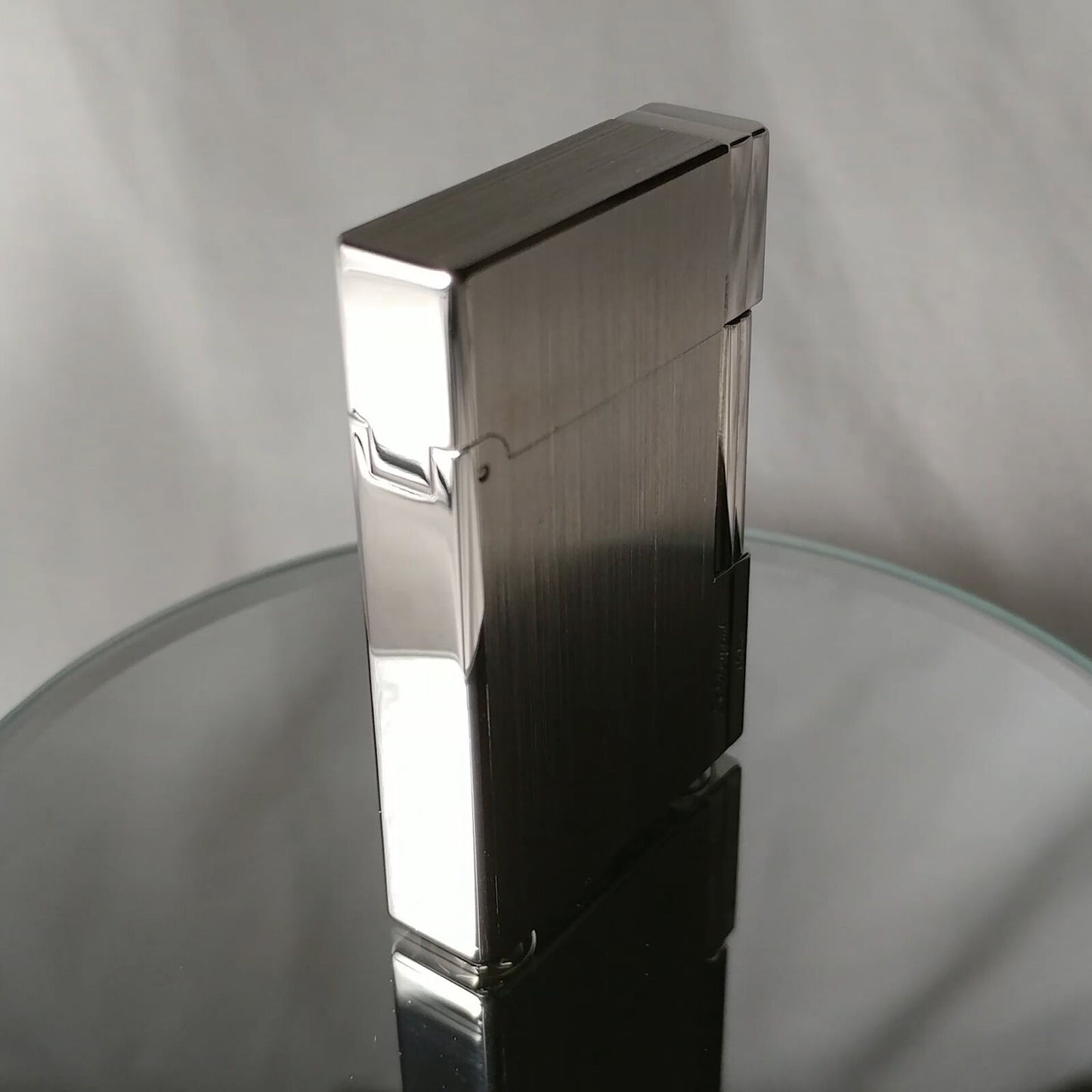 ST DUPONT GATSBY BRUSHED PALLADIUM  LIGHTER