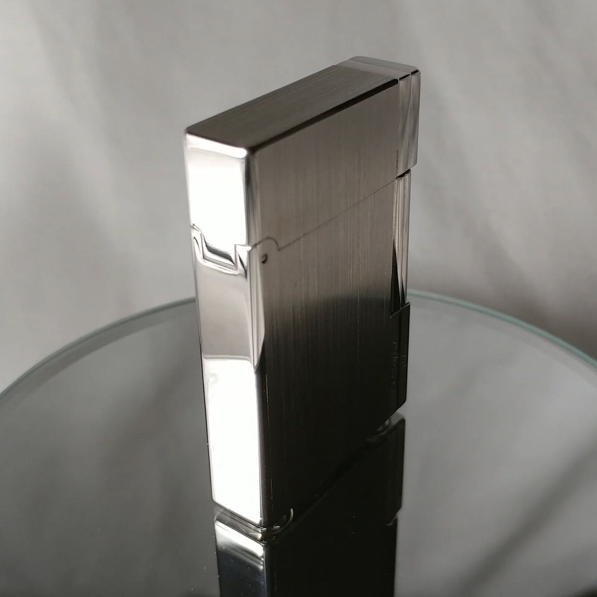 ST DUPONT GATSBY BRUSHED PALLADIUM  LIGHTER