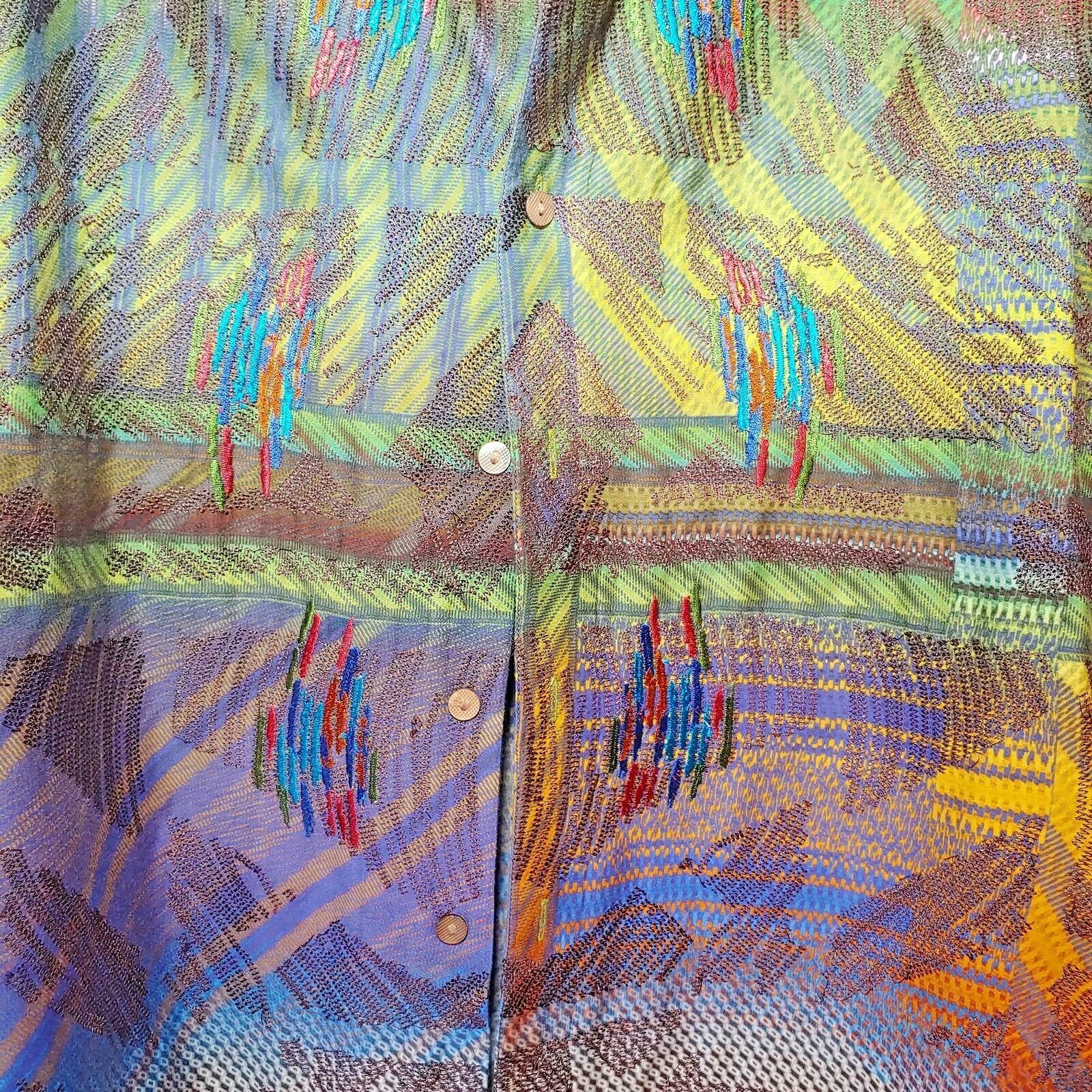 Robert Graham - Colorful Long Sleeve - Men's Medium Button Down Classic Fit