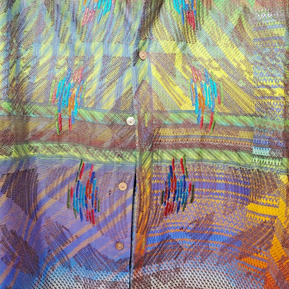 Robert Graham - Colorful Long Sleeve - Men's Medium Button Down Classic Fit